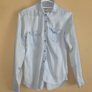 Denim button up shirt